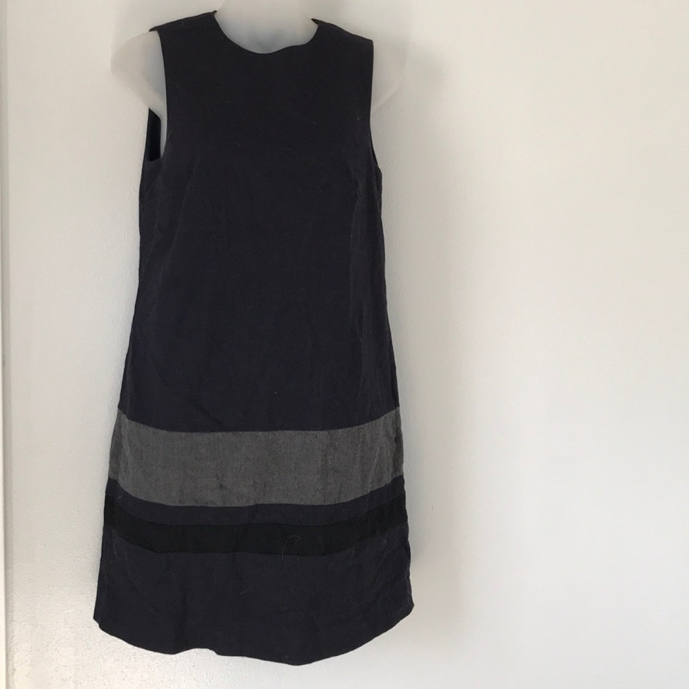 Gap navy and gray wool dress. Pockets!